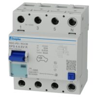 DOEPKE FI-Schutzschalter A 4-polig 400V 63A DFS4 063-4/0,03-A EV R 0,03A 4TE Reiheneinbaugerät