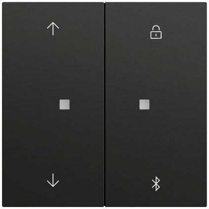 Gira Bedienelement 1-fach schwarz für Jalousieeins 536774 matt