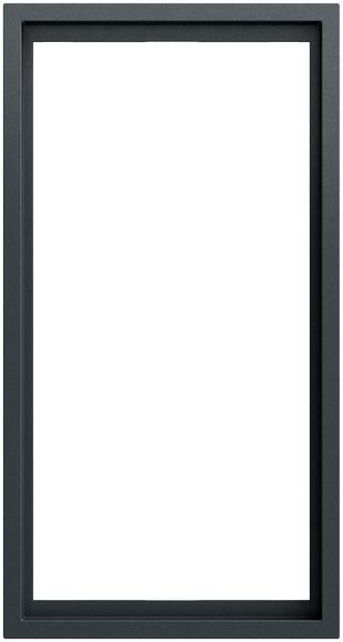 Gira Gira Rahmen 2-fach anthrazit lackiert Kunststoff F300 100283