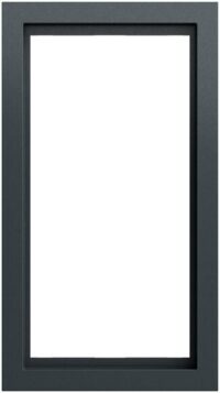 Gira Rahmen 2-fach anthrazit lackiert Kunststoff F200 100273