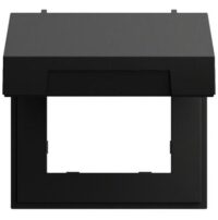 Gira Zwischenrahmen schwarz Klappdeckel 265874