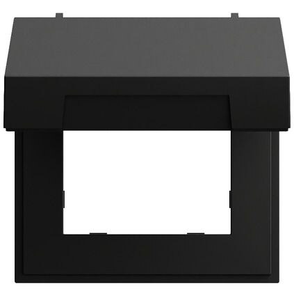 Gira Gira Zwischenrahmen schwarz Klappdeckel 265874
