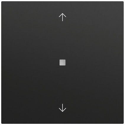 Gira Gira Kontrollwippe Schalter schwarz lackiert 538874 Pfeile