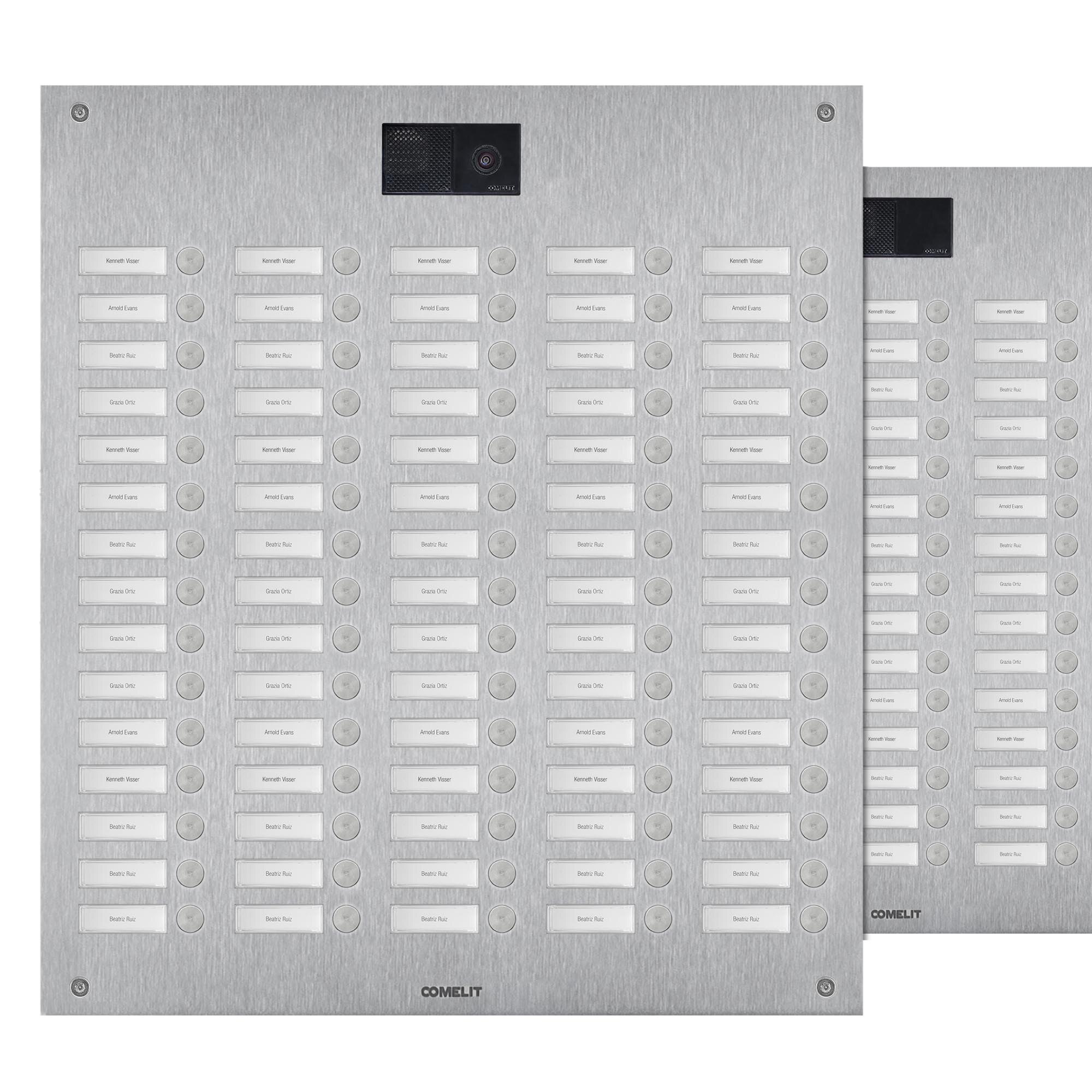 Comelit Comelit Group Frontplatte Steel-Switch 75 Tasten 5-reihig IX0575U