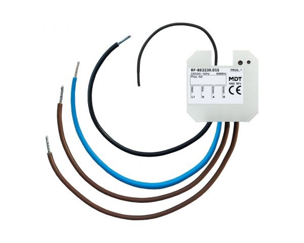 MDT MDT Tasterschnittstelle Unterputz 2-f Unterputz 230V AC, Secure RF-BE223001S
