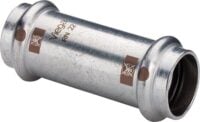 Viega Schiebemuffe mit SC Temponox 1715.5 in 35mm Stahl nichtrostend