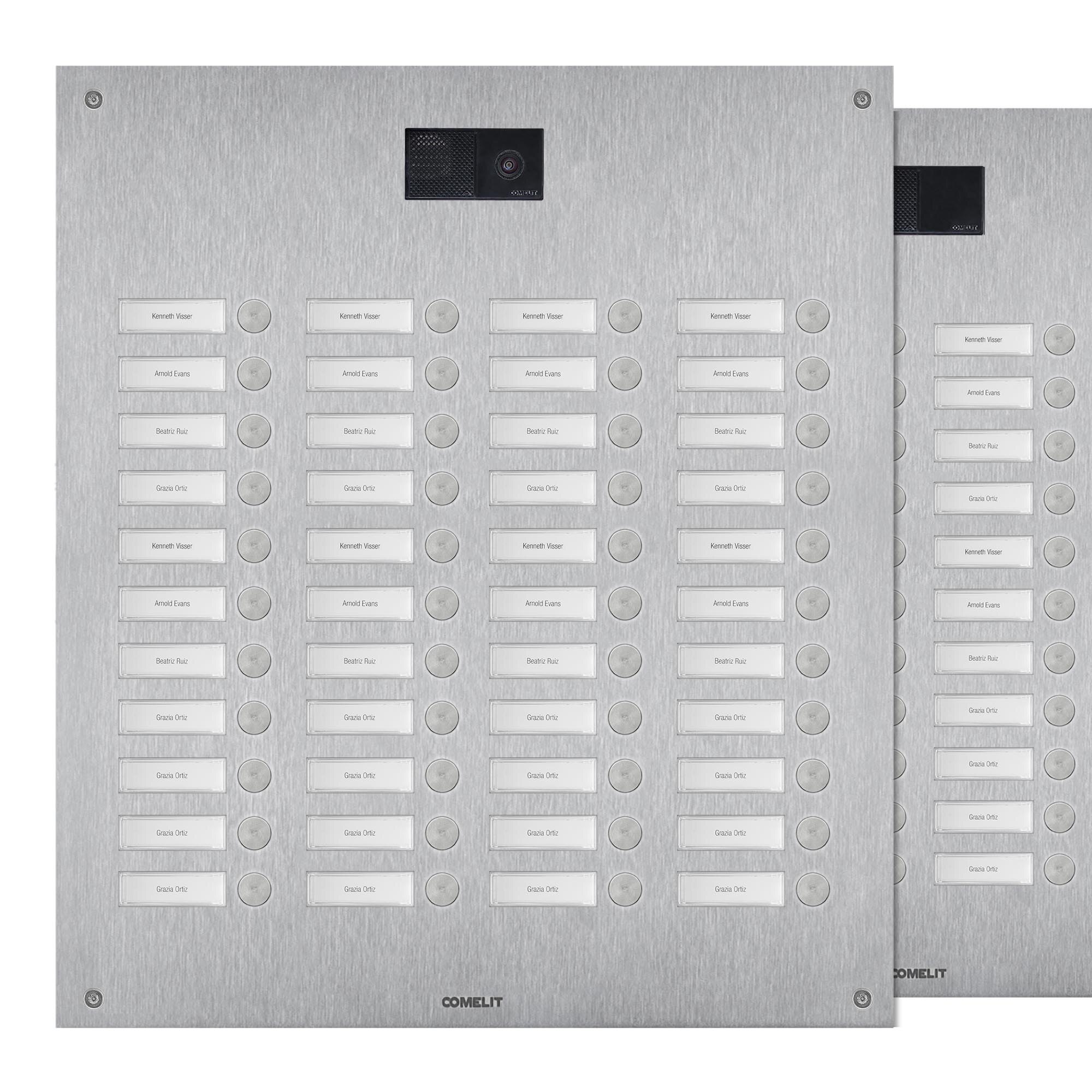 Comelit Comelit Group Frontplatte Steel-Switch 44 Tasten 4-reihig IX0444U