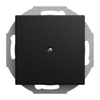 Busch-Jaeger Zentralplatte schwarz matt Busch-balance SI 2527-915 Leitungsauslas