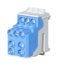 F-tronic Hauptleitungsklemme 8-fach 1-polig bl uvb100bl berührsich REG 6st/10qmm