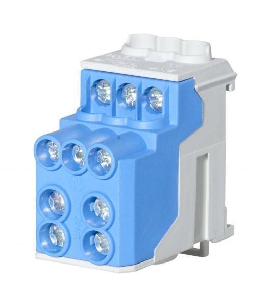 F-Tronic F-tronic Hauptleitungsklemme 8-fach 1-polig bl uvb100bl berührsich REG 6st/10qmm