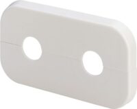 Rosette VIEGA 1079.3 110x60x10x17mm, Stichmass 50mm, für Heizung