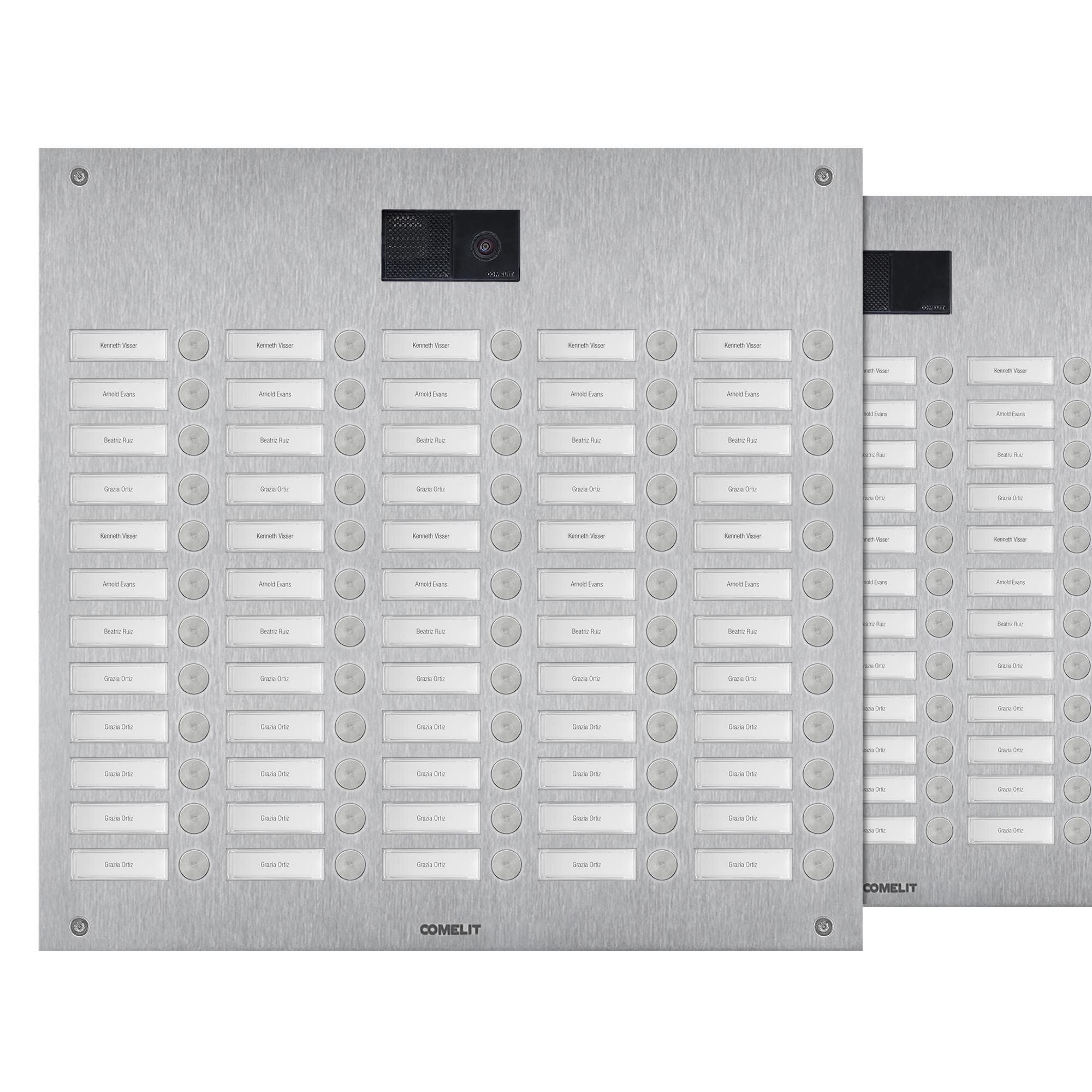 Comelit Comelit Group Frontplatte Steel-Switch 60 Tasten 5-reihig IX0560U