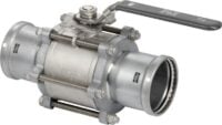 Viega Kugelhahn mit SC Easytop XL 4275.8XL in 4 Zoll Stahl unlegiert