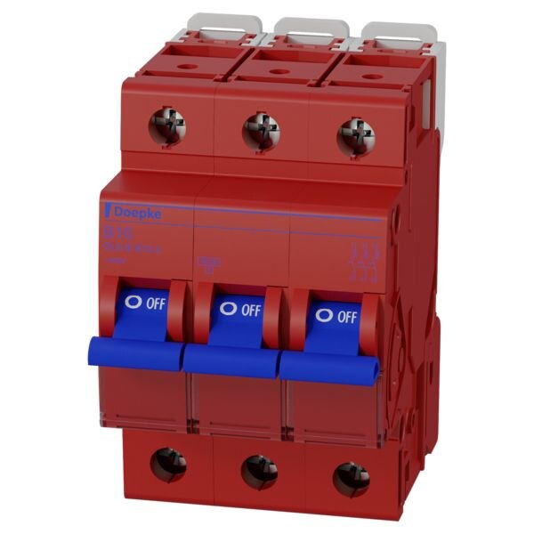 Doepke DOEPKE Leitungsschutzschalter UC B 10A DLS 6I B10-3 RT 6kA 3-polig 400V 3TE IP20