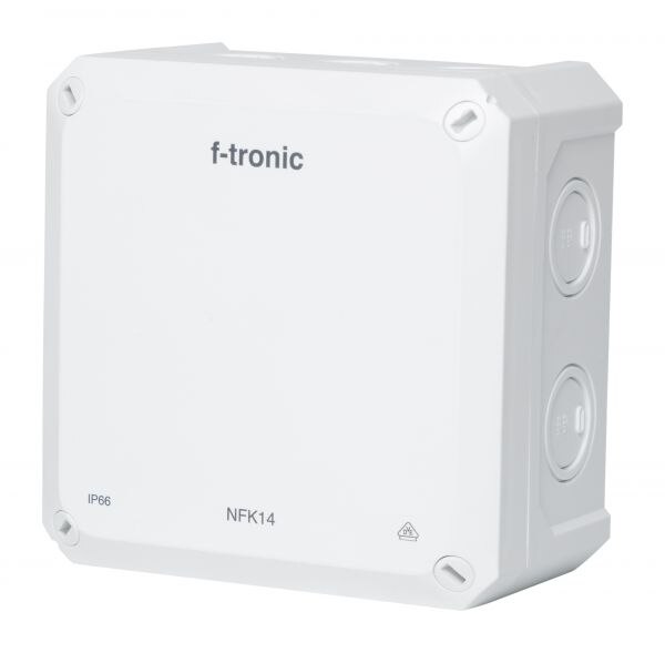 F-Tronic F-Tronic Abzweigdose IP66 140x140x81mm NFK14ws quadrat Wand/Decke Kunststoff hfr