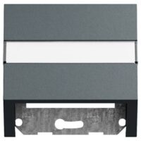 Gira Tragring Mod-Jack anthrazit Klemmbef 087073 mit Beschriftungs Feld