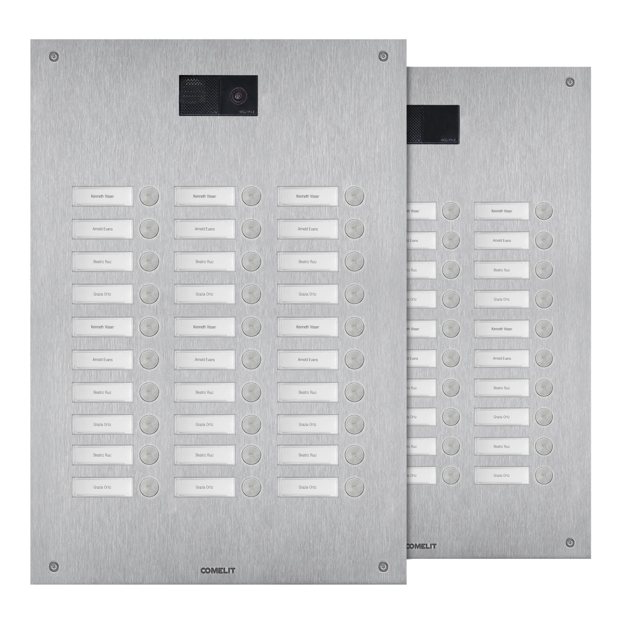 Comelit Comelit Group Frontplatte Steel-Switch 30 Tasten 3-reihig IX0330U