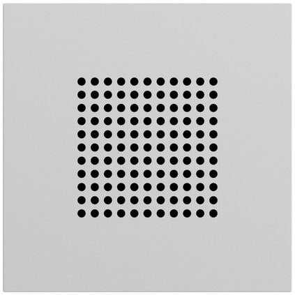 Gira Gira UP-Lautsprecher-Einsatz grau lackiert 228276 Basis+zentr Abdeckpl