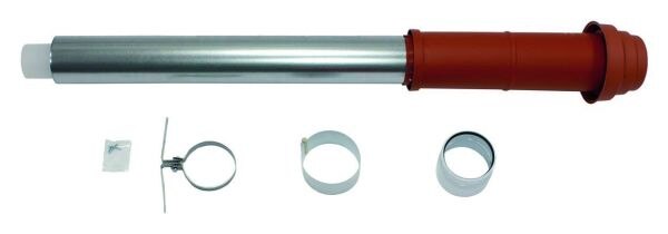 Vaillant senkrecht Dachdurchführung Brennw. Luft-/Abgasführung, 80/125 mm, rot