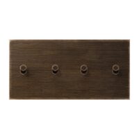 Jung ME 12-250 AT K 26 Abdeckung mit Kipphebel "Kegel" 2-fach 2x2 Kipphebel