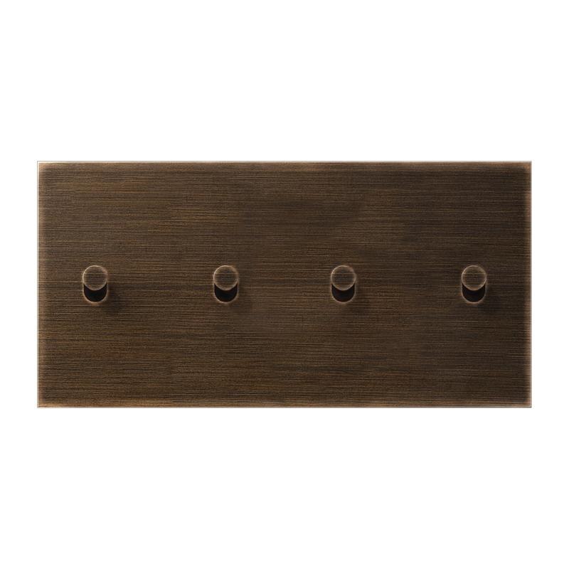 Jung Jung ME 12-250 AT K 26 Abdeckung mit Kipphebel "Kegel" 2-fach 2x2 Kipphebel