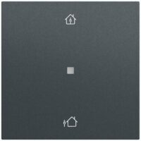 Gira Tastwippe Bussystem KNX-RF (Funk) 510673 anthrazit glänzend Kunststoff Thermopl 1-fach