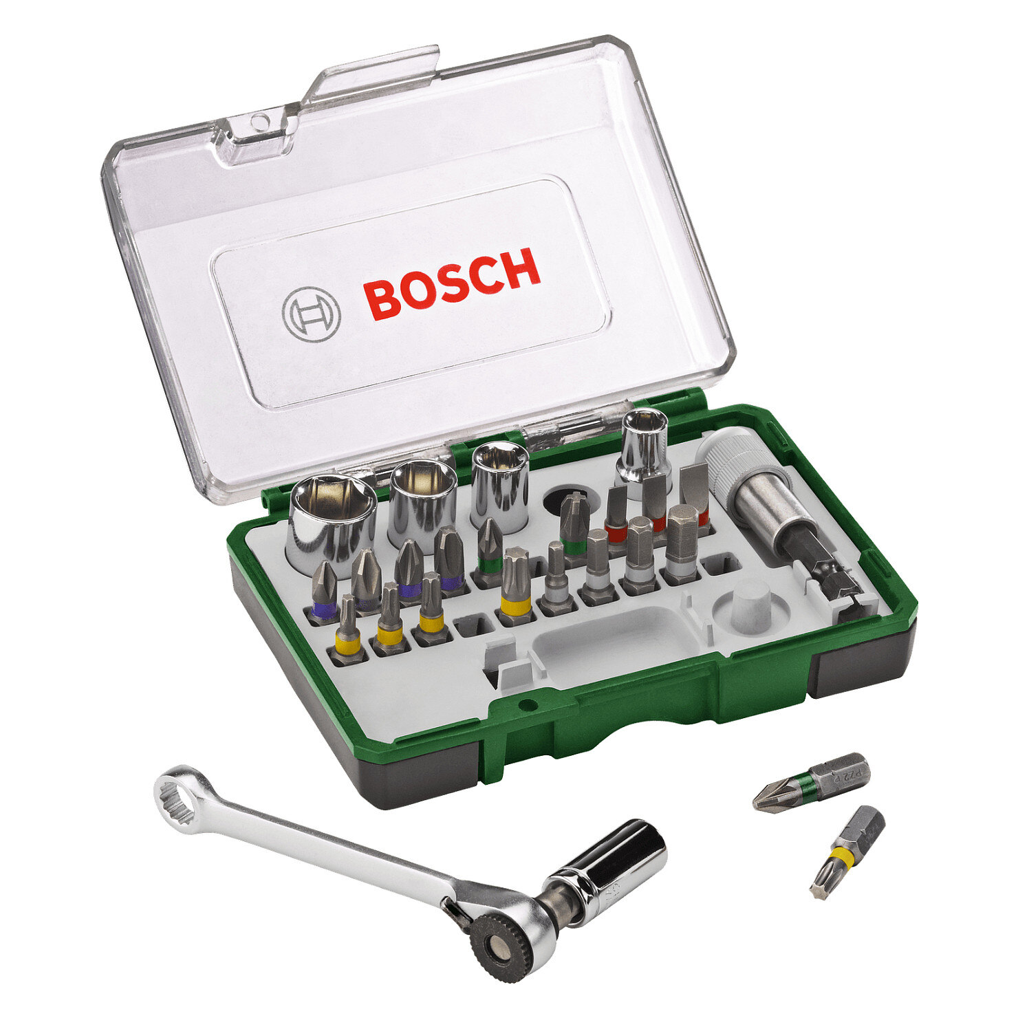 Bosch Bosch Prom 27-tlg. Schrauberbit- und Ratschen-Set