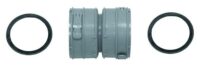 Set 3 Verbindungsstück Brennw. für flexible Abgasleitung DN 80, PP