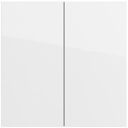 Gira Gira Bedienelement 2-fach reinweiß glänzend 536270