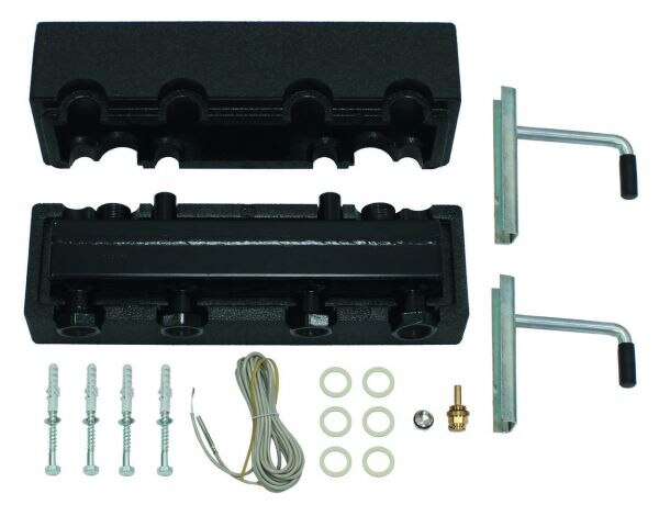 Vaillant Verteilerbalken WHV 35 für 2 Rohrgruppen mit integr. hydr. Weiche