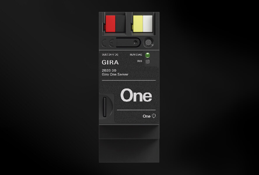 Gira 55 Einfachrahmen Silber