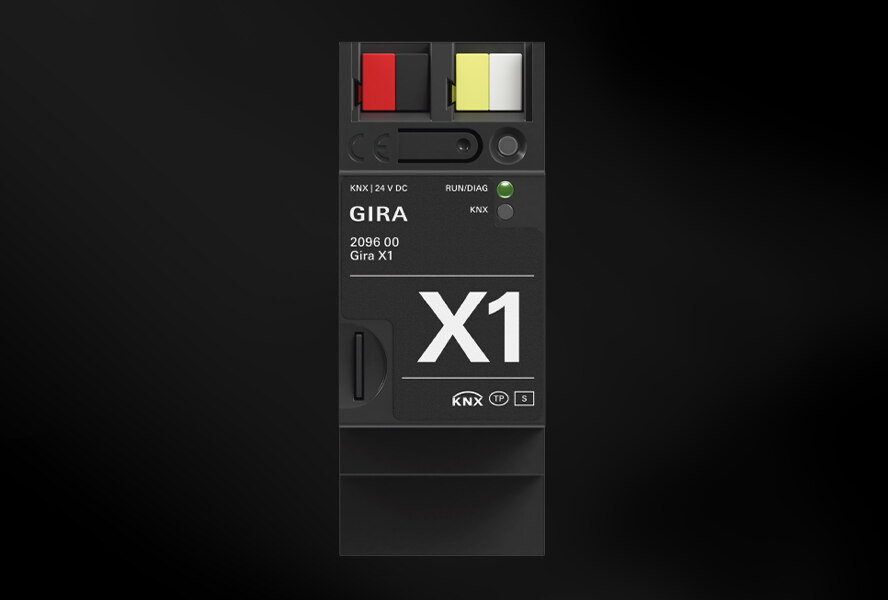 Gira 55 Einfachrahmen Silber