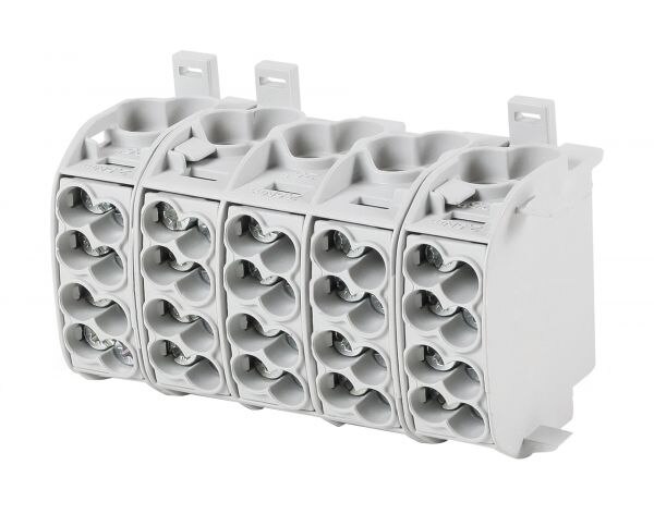 F-Tronic F-Tronic Hauptleitungsabzweigklemm 5P 25mm² grau "L" HLAK5P25GR