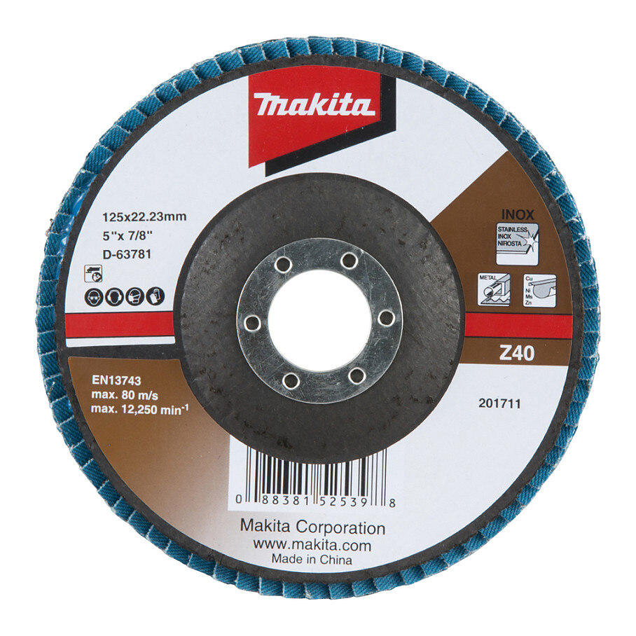 Makita Makita Fächerschleifscheibe 125mm Z40