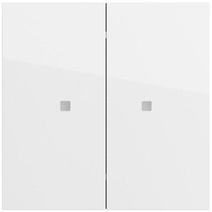 Gira Gira Tastwippe KNX reinweiß glänzend Kunststoff Thermopl 517370 2-fach