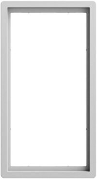 Gira Rahmen 2-fach grau matt Kunststoff F100 1002176