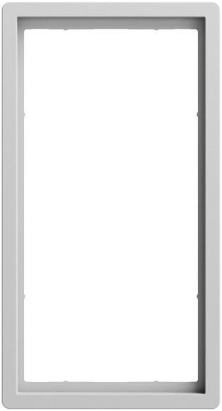Gira Gira Rahmen 2-fach grau matt Kunststoff F100 1002176