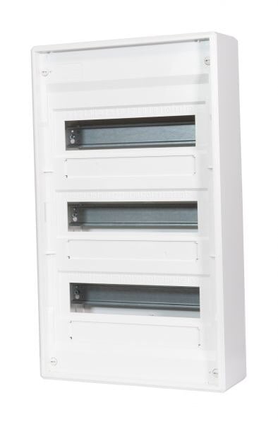 F-Tronic F-Tronic Kleinverteiler Aufputz 3x14TE Kunststoff VISION36+6 IP30 305x515x99mm