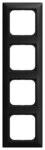 Busch-Jaeger Rahmen 4-fach schwarz matt Kunststoff Busch-balance SI 1724-915