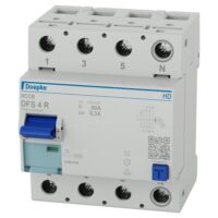 DOEPKE FI-Schutzschalter A 4-polig 400V 80A DFS4 080-4/0,30-A R HD 0,3A 4TE Reiheneinbaugerät