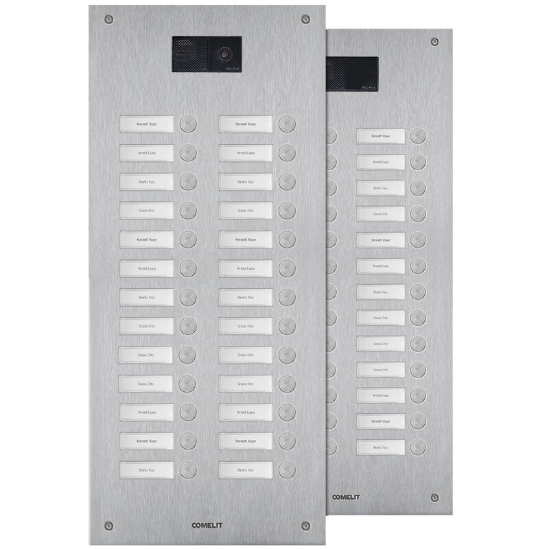 Comelit Comelit Group Frontplatte Steel-Switch 26 Tasten 2-reihig IX0226U