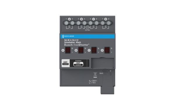 Busch-Jaeger Busch-Jaeger Schaltaktor free@home Reiheneinbaugerät SA-M-4.16.2.12 4TE 4-fach 16A 2500W 230V
