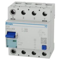 DOEPKE FI-Schutzschalter A 4-polig 400V 100A DFS4 100-4/0,03-A KV HD 0,03A 4TE Reiheneinbaugerät
