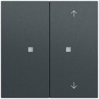 Gira Tastwippe KNX anthrazit glänzend Kunststoff Thermopl 517573 2-fach