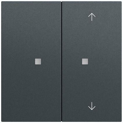Gira Gira Tastwippe KNX anthrazit glänzend Kunststoff Thermopl 517573 2-fach