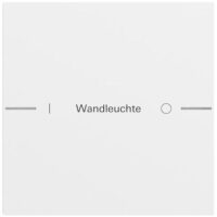 Gira Wippe 1-teilig Tastsensor reinweiß lackiert 576172 individuellgraviert