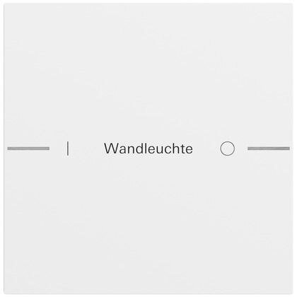Gira Gira Wippe 1-teilig Tastsensor reinweiß lackiert 576172 individuellgraviert