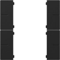 Gira Tastwippe schwarz matt Kunststoff Thermopl 2-fach 5018005