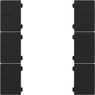 Gira Gira Tastwippe schwarz matt Kunststoff Thermopl 3-fach 5019005