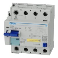 DOEPKE FI-Schutz mit Zusatz 4-polig 400V 80A DFS4 080-4/0,30-B SK NA 0,3A NOT-AUS B